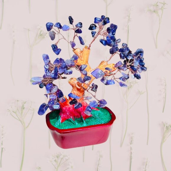 Bonsai Purple Crystal Tree Natural Amethyst - Picture 2 of 4